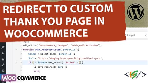 How To Redirect Customer To A Custom Thank You Page After Checkout