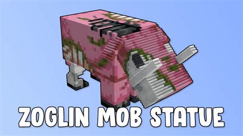 Zoglin Mob Statue Minecraft Map