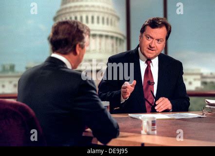 Tim Russert, host of NBC's "Meet the Press" March 30, 1997 in ...