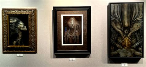 H R Giger Tribute Art Exhibit Joe Vauxs Escape Pod Vamp Jenn S