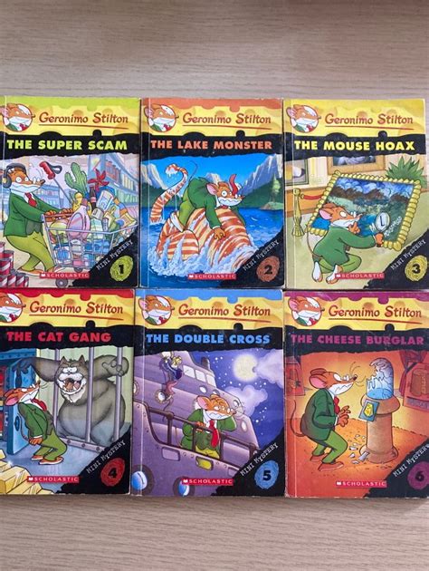 Geronimo Stilton Mini Mystery Books Hobbies Toys Books