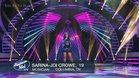 Sarina Joi Crowe Neon Lights American Idol 2015 Save Song Video