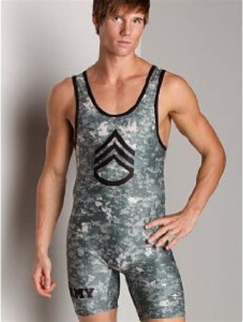 Matman Army Camo Wrestling Singlet L Sports And Outdoors