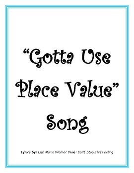 Place Value Song by Werner's Warehouse | Teachers Pay Teachers