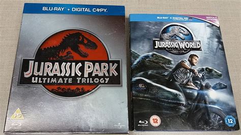 Jurassic Park Ultimate Trilogy Boxset Jurassic World Blu Ray Movie