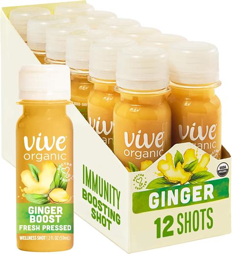 Amazon Vive Organic Immunity Boost Original Ginger Turmeric Shot