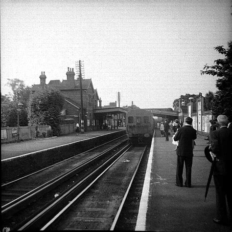 Strawberry Hill Station, 1958 | Hill station, Richmond, Kew