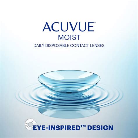 Acuvue Moist Daily Disposable Conatct Lens 30 Lens Pack