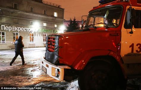 St Petersburg Explosion Ten Injured In Supermarket Blast Daily Mail