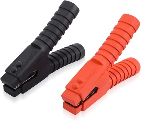 Amazon Voilamart Pcs Battery Jumper Cable Clamps A Heavy Duty