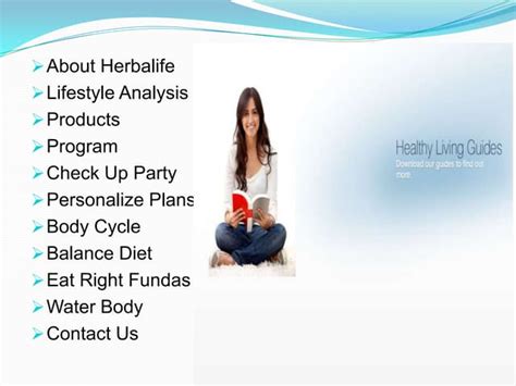 Living Healthy With Herbalife Ppt