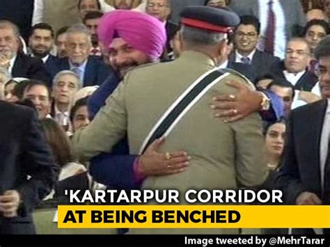 Navjot Sidhu Pak Army Chief Hug Latest News Photos Videos On Navjot