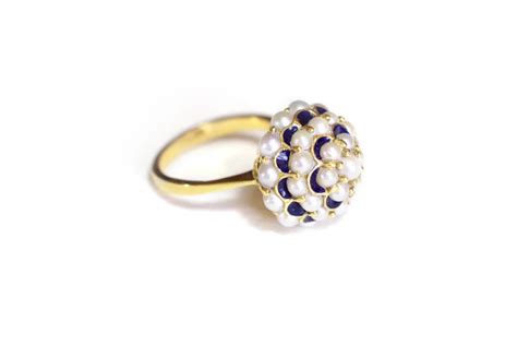 Retro Dome Pearl Ring Maison Mohs