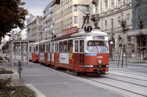 Wien Wiener Stadtwerke Verkehrsbetriebe WVB SL 2 E1 4509 C4 1309