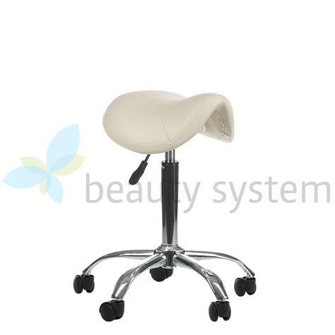 Taboret Kosmetyczny BD 9909 Kremowy BEAUTY SYSTEM