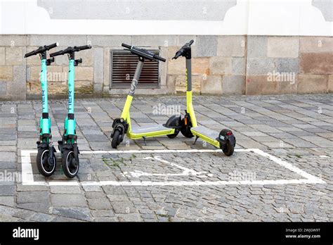 E Scooter Parking Space Hi Res Stock Photography And Images Alamy