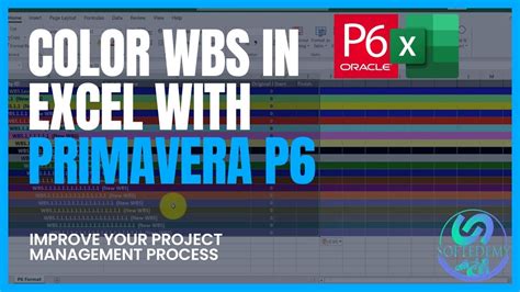 Automatically Color WBS Levels In Excel With Primavera P6 Formatting