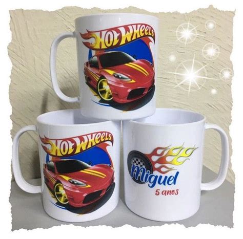 Caneca Plástica Personalizada Hot Wheels in Hot wheels Wheel