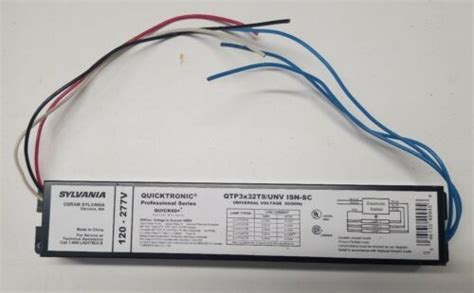 Osram Sylvania Qtp X T Unv Isn Sc Fluorescent Lamp Ballast For