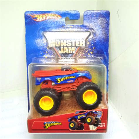Jual Hot Wheels MJ Monster Truck Superman Base Besi Metal 2005 Kota Bandung DueL Garage