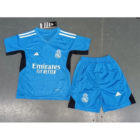 Camiseta Y Pantal N Ni Os Real Madrid Portero Azul