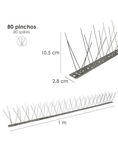 Pique Anti Pigeons Oiseaux M Tre Double Pique Inox Piques
