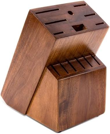 RedCall Universal Knife Block Holder Large Wood Bamboo Knife Block