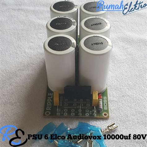 Jual Kit PSU 6 Elco Audiovox 10000uf 80V Dioda Sisir Shopee Indonesia