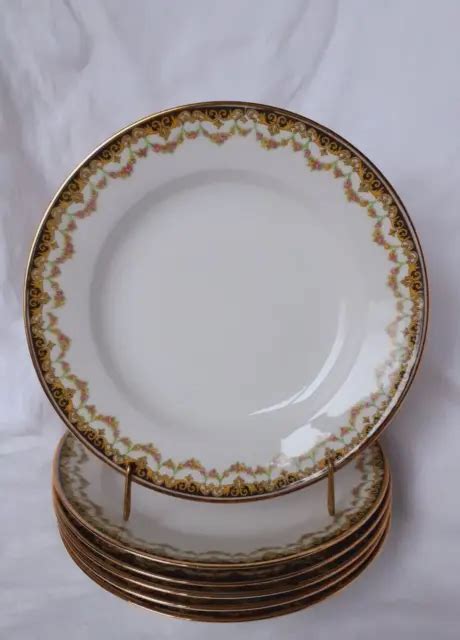 6 ASSIETTES CREUSES En Porcelaine De Limoges EUR 40 00 PicClick DE