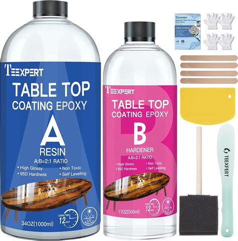 Amazon Teexpert Epoxy Resin 51OZ Upgrade Crystal Clear Coating 1