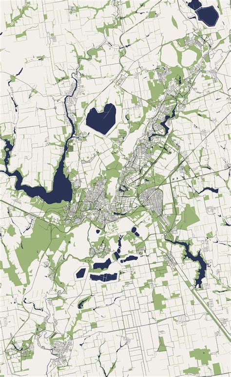 Map Of The City Of Kryvyi Rih Ukraine Editorial Stock Image Image Of