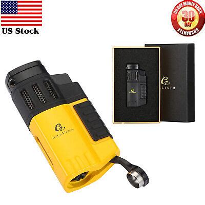 Galiner Jet Torch Cigar Lighter Cigarette Lighters Windproof Refillable