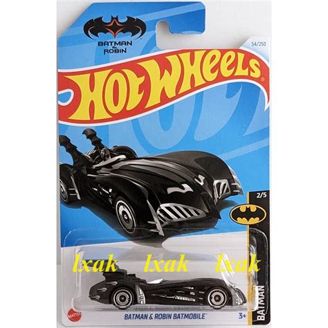 Hot Wheels 2024 054 250 Batman Robin Batmobile Batman 2 5 D Case Shopee Singapore