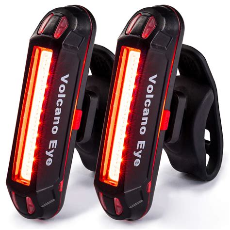 Buy Volcano Eye Bike Rear Tail Light Packs Usb Rechargeable Led