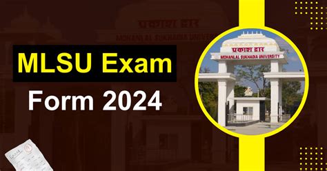 Mlsu Exam Form Apply Online Admission Eligibility Selection