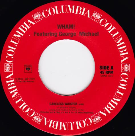 Wham! Featuring George Michael - Careless Whisper (Vinyl) | Discogs