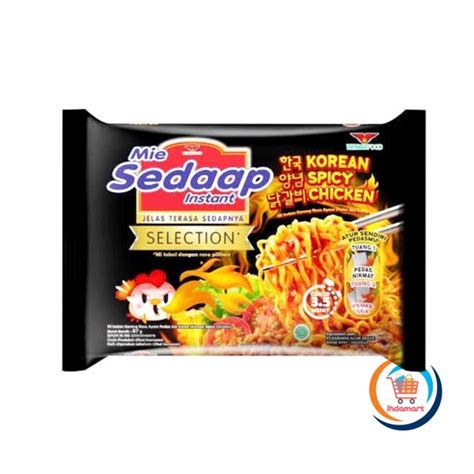 Jual Mie Sedaap Selection Korean Spicy Chicken Goreng Gr Isi Pcs