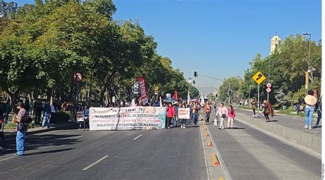 Integrantes Del Cnte Marchan Por Aumento Salarial Peri Dico Am