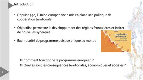 SOLUTION Les Politiques Europ Ennes De Coop Rations Transfrontali Res