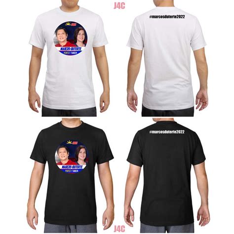 Bbm Duterte Bong Bong Marcos Sara Duterte Tshirt Shopee Philippines