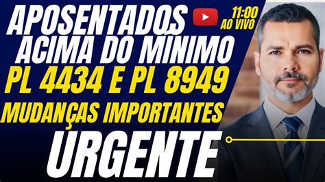 Ao Vivo Horas Aposentados Acima Do M Nimo Pl E Pl