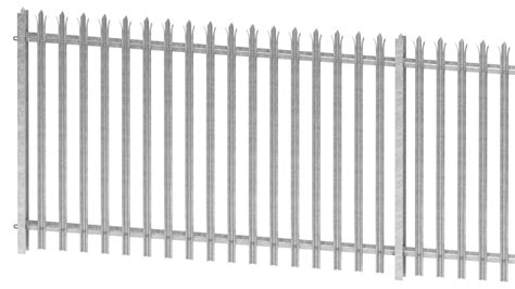 M Palisade Fencing Kit Galvanised Security Fencing First Fence Ltd