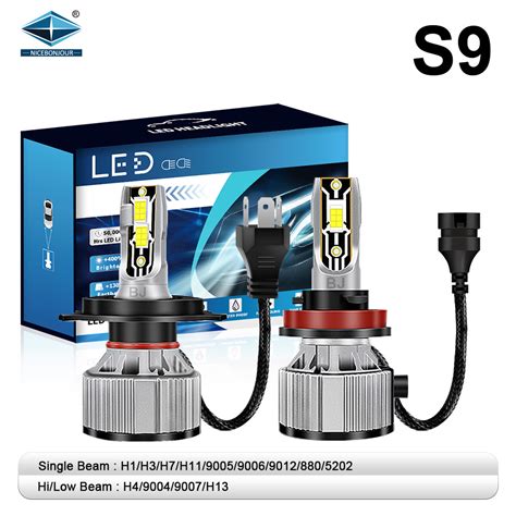 Bj High Power 12V Car Conversion Kits H13 H4 LED 9004 9007 Auto 60W