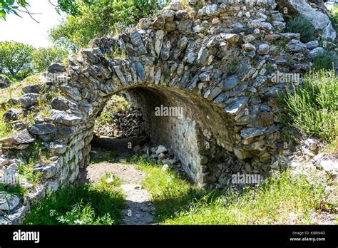Teos Ancient City Stock Photo Alamy