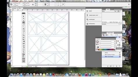 Making A Yearbook Template In Adobe Indesign Youtube