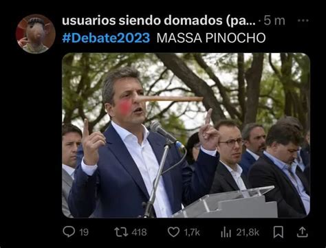 Los Mejores Memes Del Debate Presidencial Entre Sergio Massa Y Javier