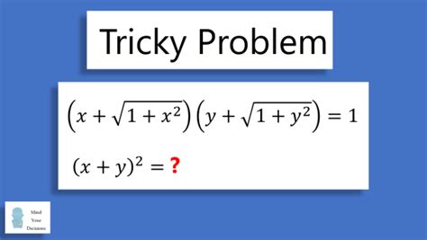 Algebra Problems