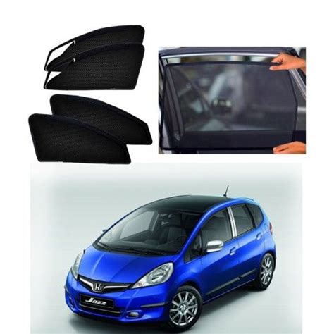 Carhatke Zipper Magnetic Car Sunshades Curtain For Honda Jazz Old Set