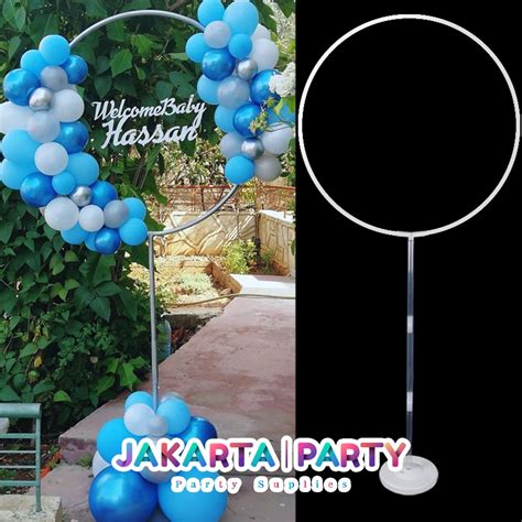 Jual Standing Holder Standing Balon Lingkaran Standing Tiang Bulat