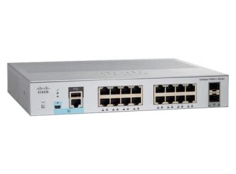 Cisco WS-C2960L-16PS-LL 16 port GigE with PoE, 2 x 1G SFP, LAN Lite